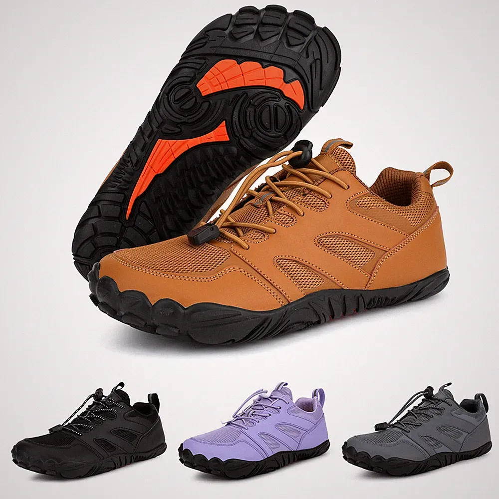 Barfußschuhe Herren Damen Breite Barfussschuhe Traillaufschuhe Leicht Zehenschuh