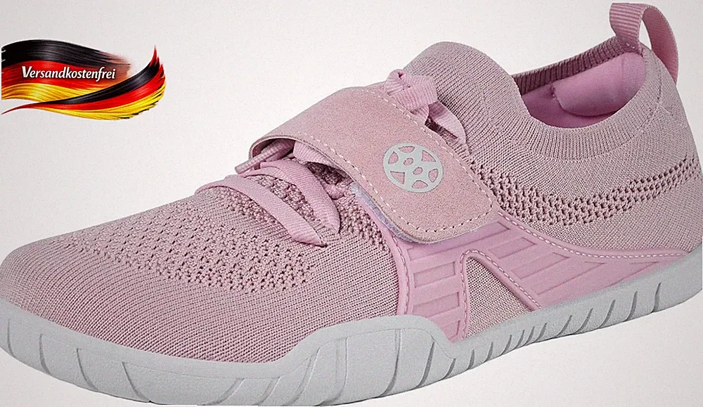 Barfußschuhe Herren Damen Laufschuhe breite Zehenbox leicht atmungsaktiv rutschf