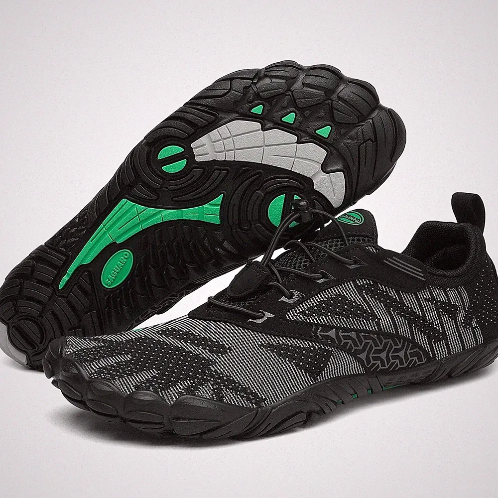 Barfußschuhe Herren Traillaufschuhe Damen Atmungsaktiv Fitnessschuhe Männer O...