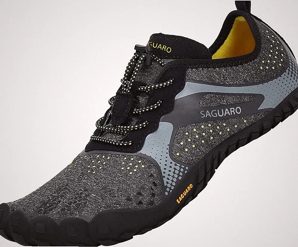 Barfußschuhe Sportschuh Synthetik Gummi Schnellverschluss 89% Polyester