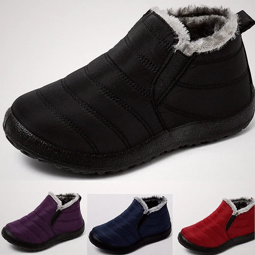 Barfußschuhe Warm Herren Damen Traillaufschuhe Winterschuhe Sneaker Stiefel Shoe