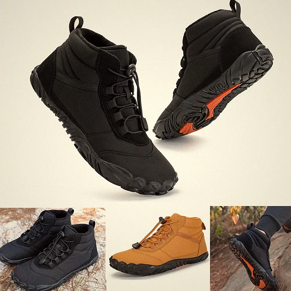 Barfußschuhe Winter Herren Damen Traillaufschuhe Warm Winterschuhe Sneaker DE