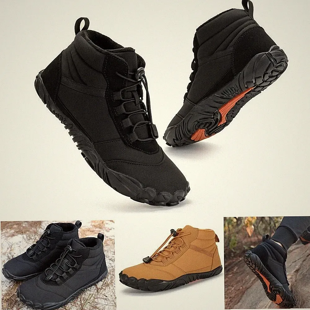 Barfußschuhe Winter Herren Damen Traillaufschuhe Warm Winterschuhe Sneaker Shoes