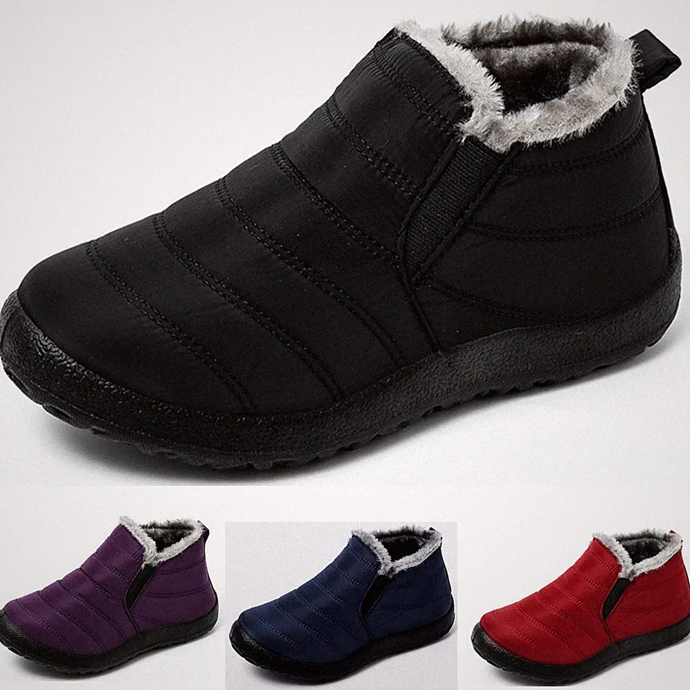 Barfußschuhe Winter Herren Damen Traillaufschuhe Winterschuhe Sneaker Stiefel