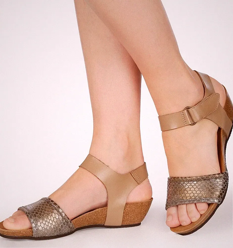 Bio Step Sandale Sandalette Leder Schuhe bei Hallux Valgus geeignet 42 8