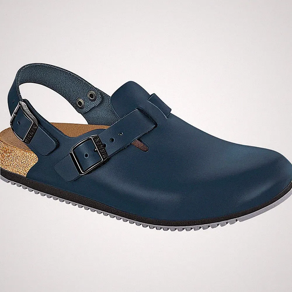 Birkenstock Tokio SL, Arztschuhe, Pflegerschuh, Sandalen, Beruf, blau, Gr. 35-48