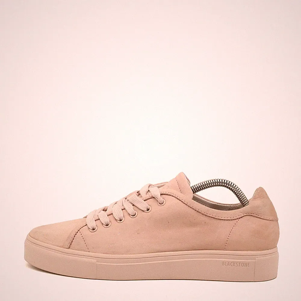 Blackstone Damen NL-33 Sneaker Rose Dust Nubukleder Low Top Komfortabel EU 39