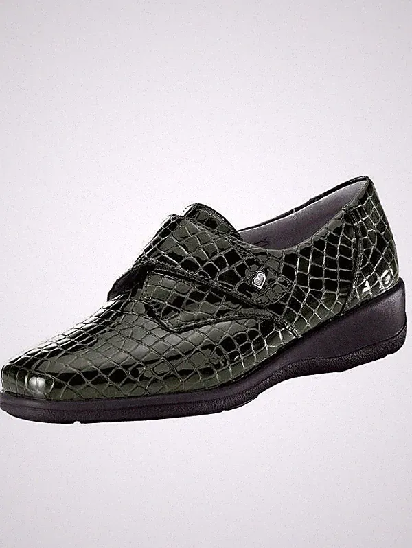 Brödel Klettschuhe Slipper Halbschuhe Damen Schuhe Leder Weite H 7,5 41
