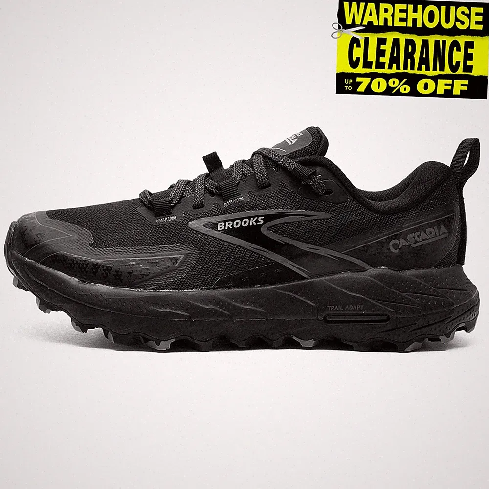 Brooks Cascadia 18 Damen Trailrunning Schuhe All Terrain Outdoor Trainer Schwarz