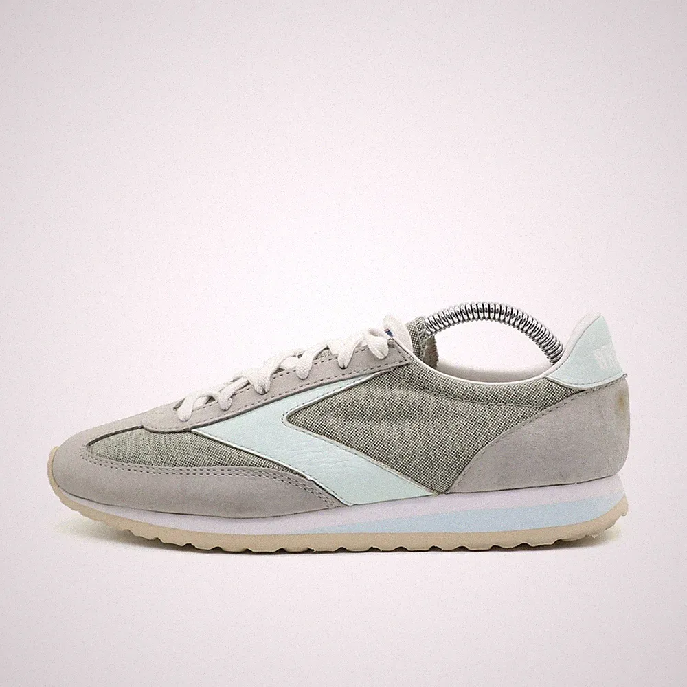 Brooks Damen 1201591B043 Laufschuhe Grau Mint Wildleder Heritage Sneaker EU 38,5