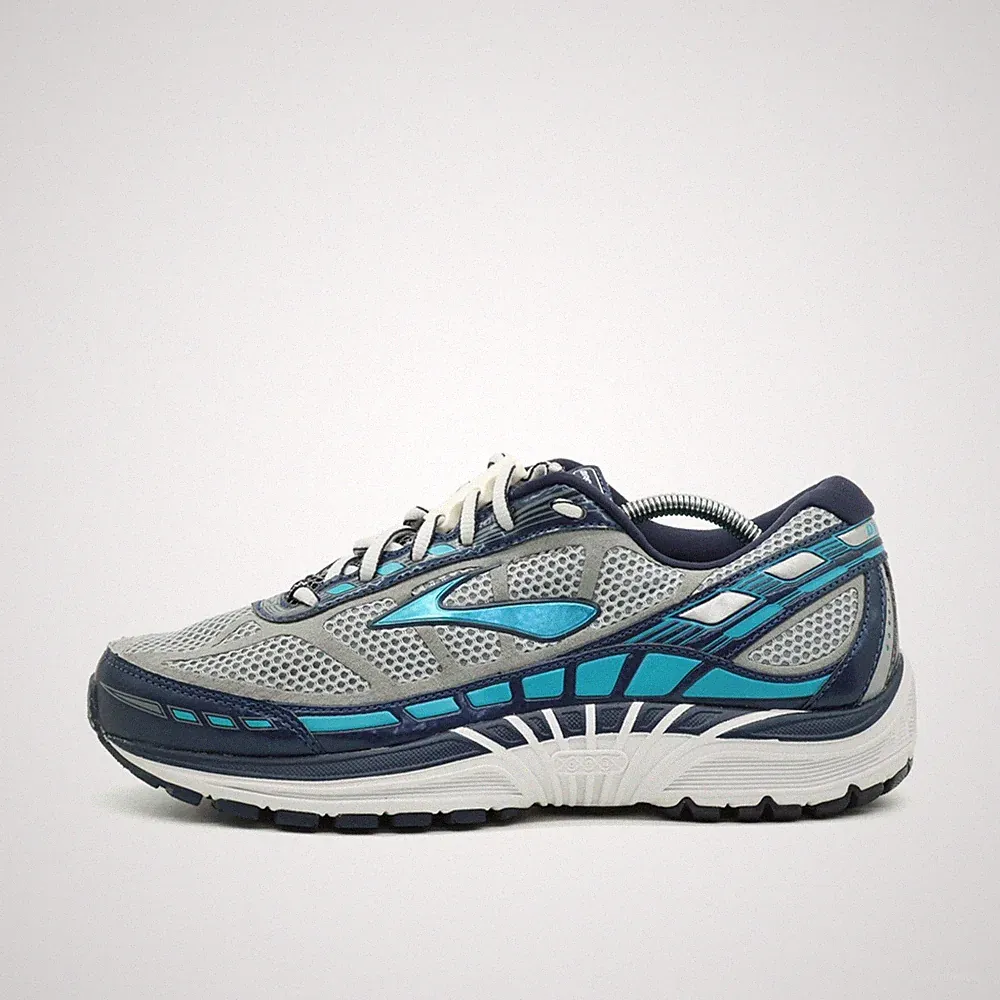 Brooks Damen 1201632E051 Sneaker Grau/Blau Mesh Low-Top Running Laufschuh EU 40