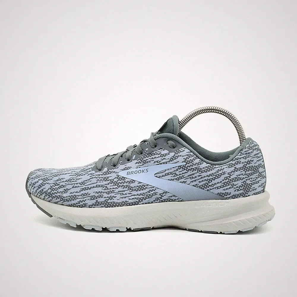 Brooks Damen 7 Sneaker Grau/Blau Mesh Niedrig Launch Laufschuh EU 38