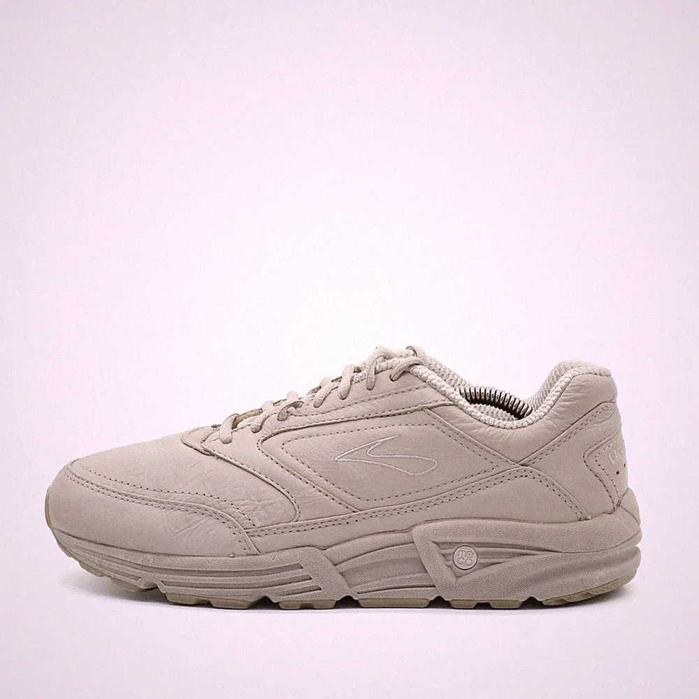 Brooks Damen Addiction Walker Laufschuh beigegrau Leder Passform Sneaker EU 41