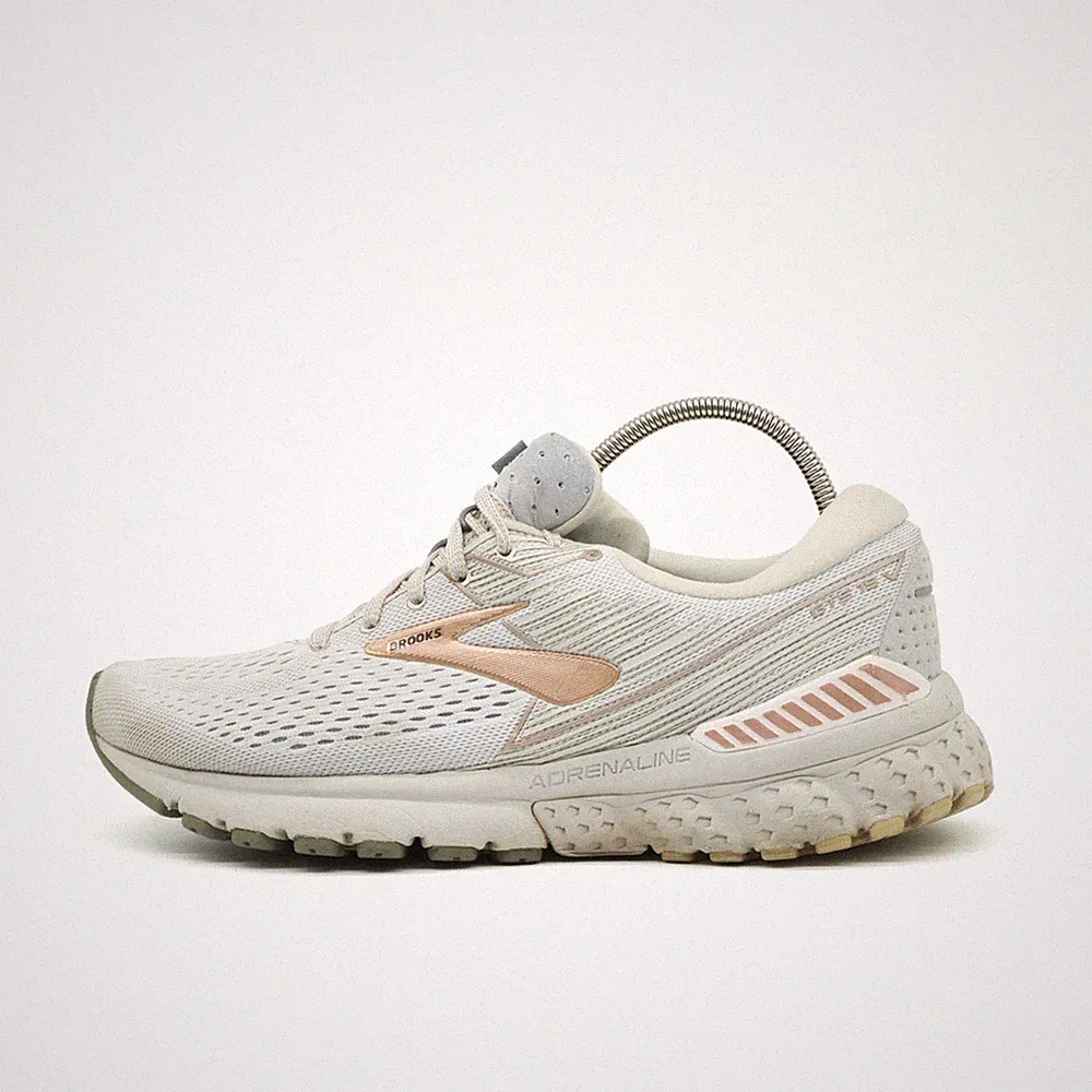 Brooks Damen Adrenaline GTS 19 Sneaker EU 42 Weiß/Rosa 1202841B120