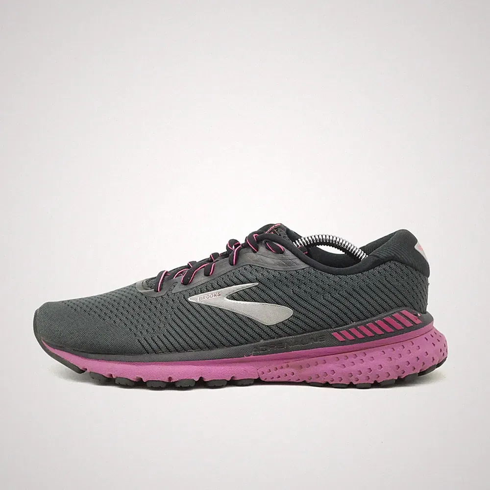 Brooks Damen Adrenaline GTS 20 Sneaker Grau/Pink Low-Top Sohle Laufschuhe EU 42
