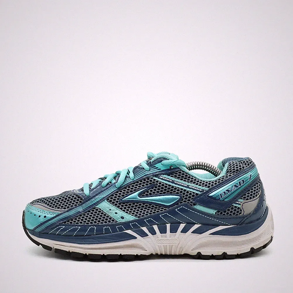 Brooks Damen Dyad 7 Sneaker Blau/Türkis Textil/Synthetik Leicht Laufschuh EU 40