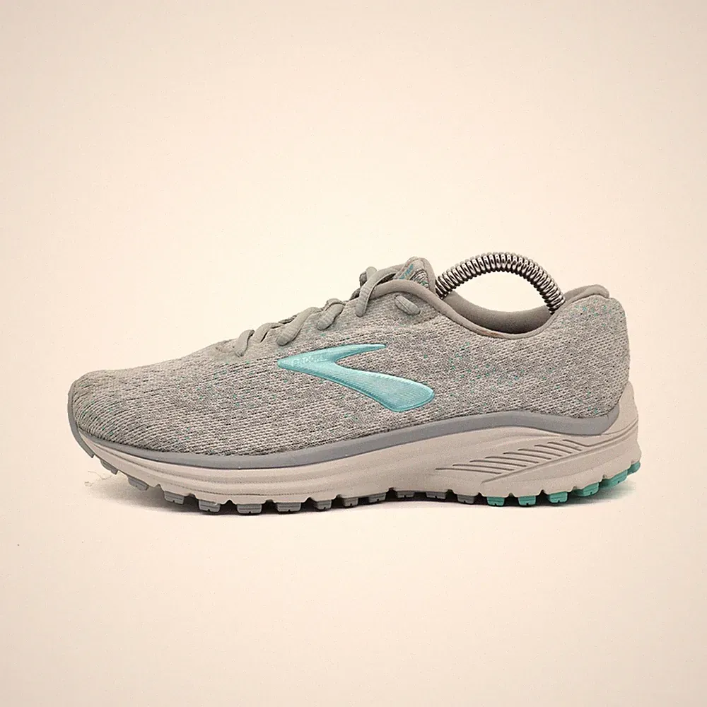 Brooks Damen Ghost 11 Sneaker Grau/Türkis Mesh Atmungsaktiv Laufschuhe EU 37.5