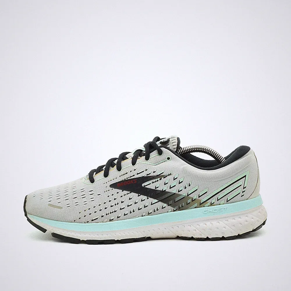 Brooks Damen Ghost 13 Sportschuh Grau/Türkis Low-Top Laufschuh EU 43