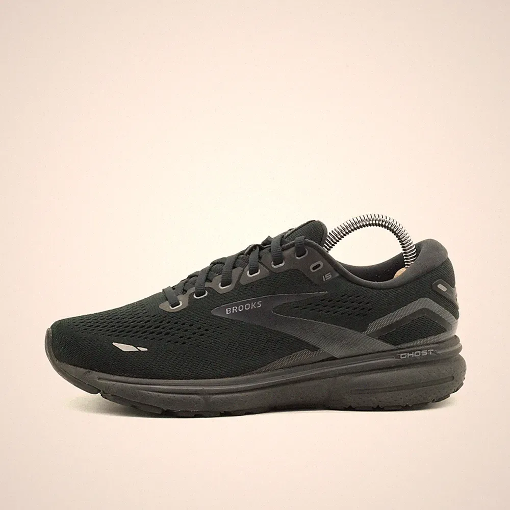 Brooks Damen Ghost 15 Schuhe EU 40.5 Schwarz 1203801D020 Mesh Niedrig Sneaker