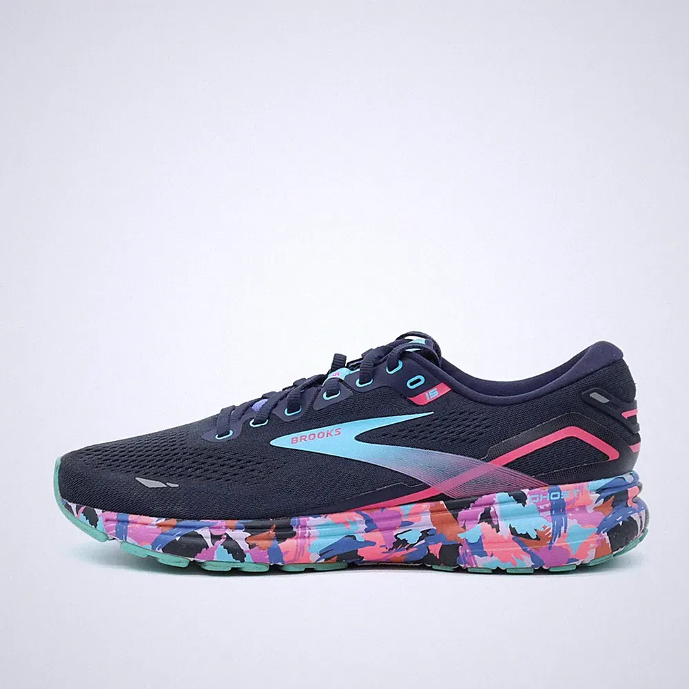 Brooks Damen Ghost 15 Sportschuh EU 43 Navy/Mehrfarbig 1203801B434 Mesh