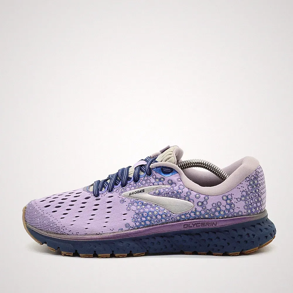 Brooks Damen Glycerin 16 Sportschuh Lila/Blau Zwischensohle Laufschuh EU 40.5