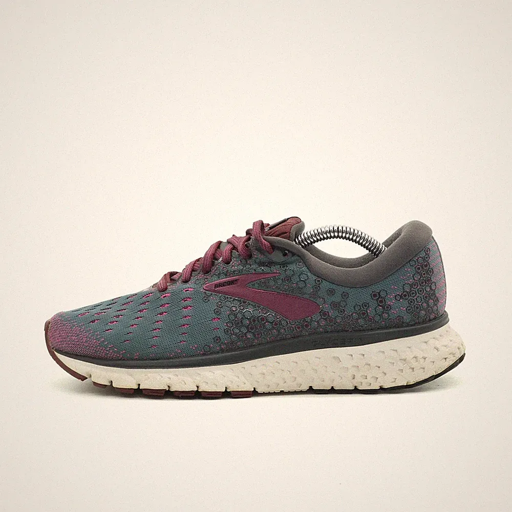 Brooks Damen Glycerin 17 Sneaker Türkis Violett Mesh ämpfung Laufschuhe EU 39