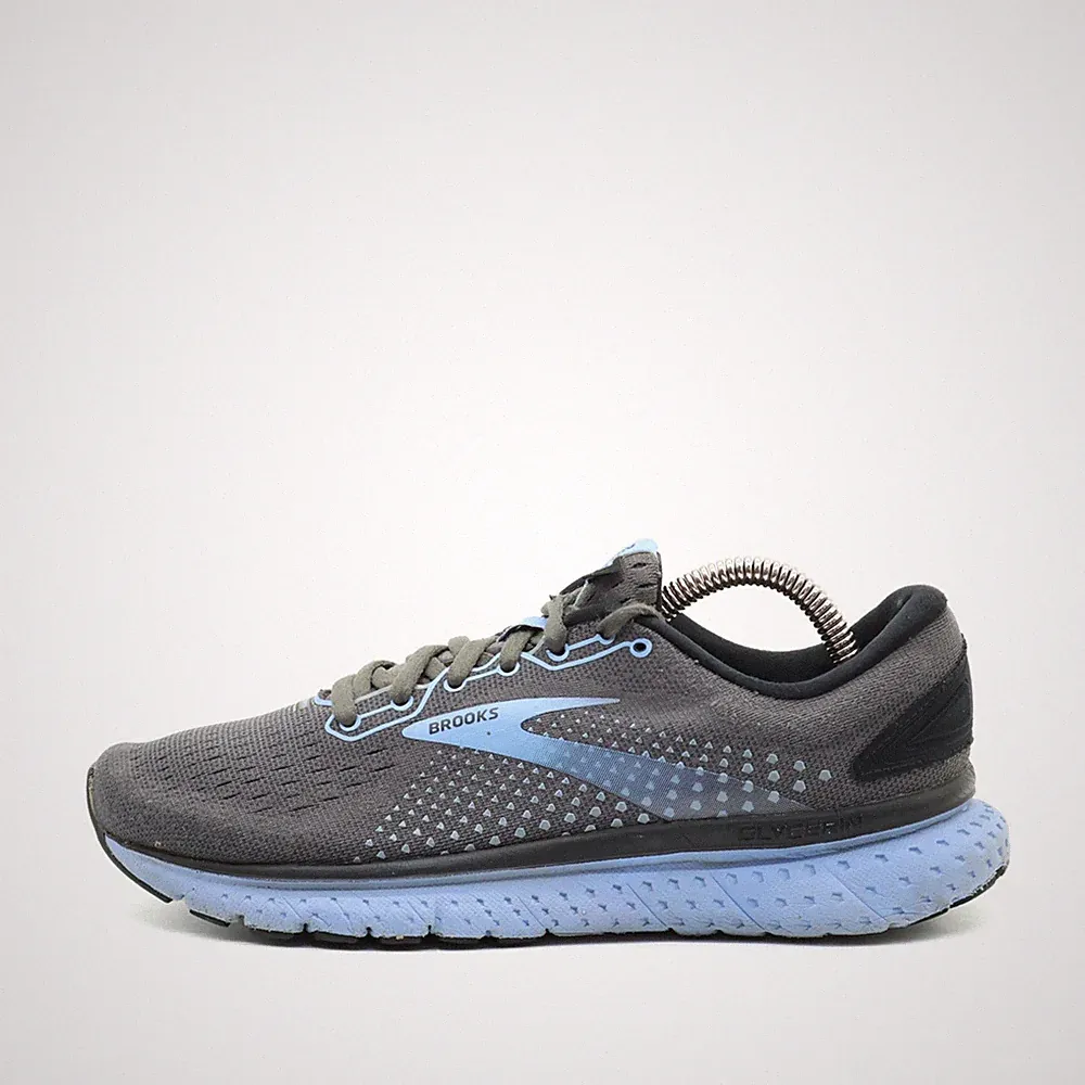 Brooks Damen Glycerin 17 Sportschuhe Grau/Blau atmungsaktiv Laufschuhe EU 38