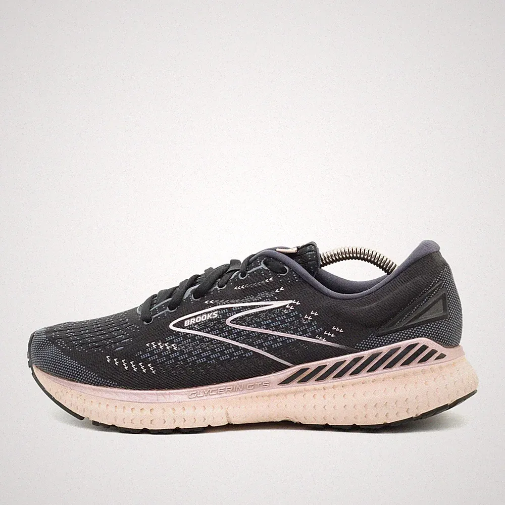 Brooks Damen Glycerin 18 Sneaker Schwarz/Rosa Mesh Sohle Laufschuhe EU 41