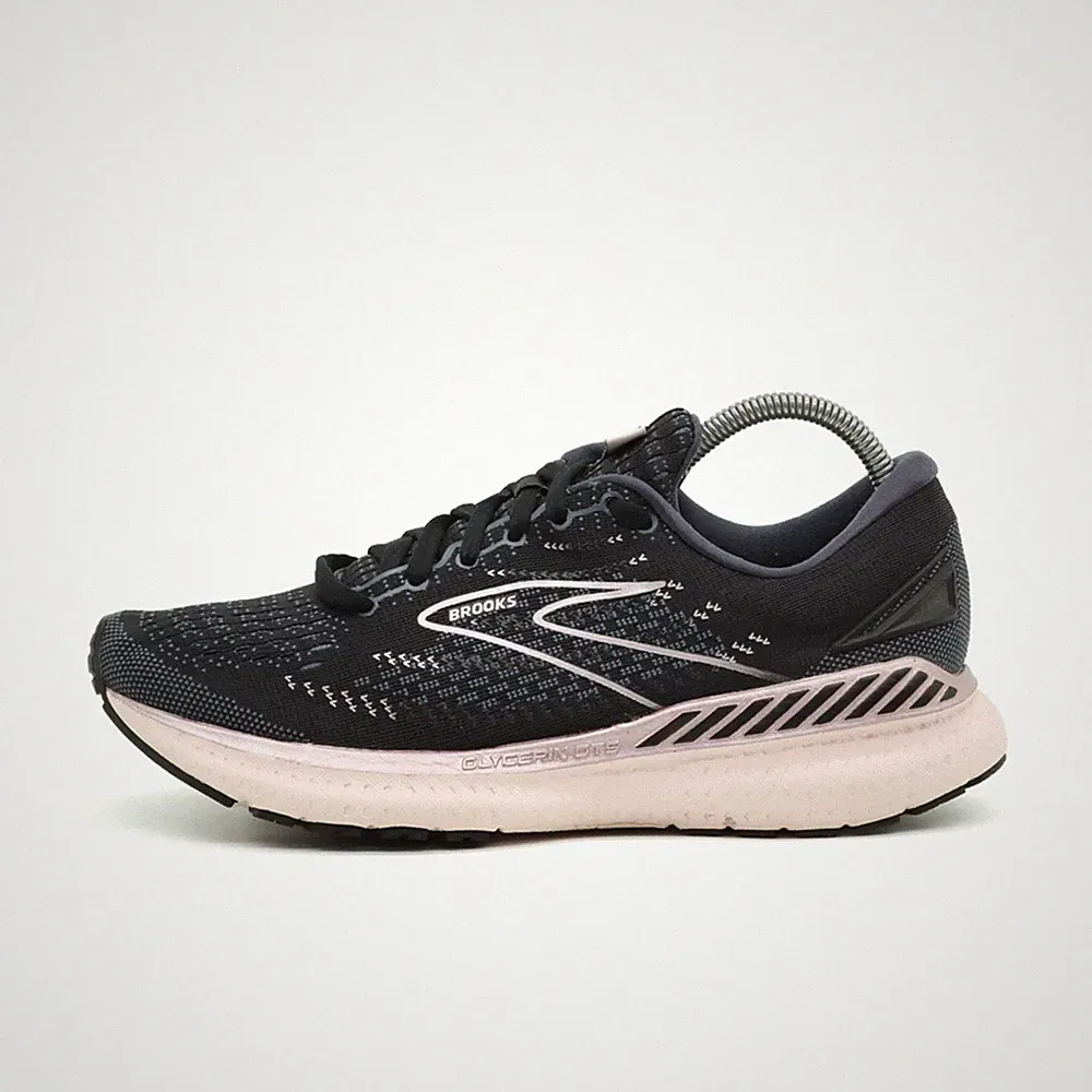 Brooks Damen Glycerin 19 Laufschuhe Schwarz/Rosa Low-Top Atmungsaktiv EU 37.5