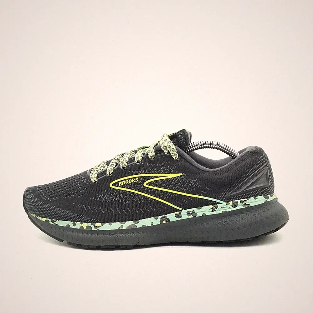 Brooks Damen Glycerin 19 Sneaker Schwarz/Grü/Gelb Low-Top Laufschuhe EU 38.5