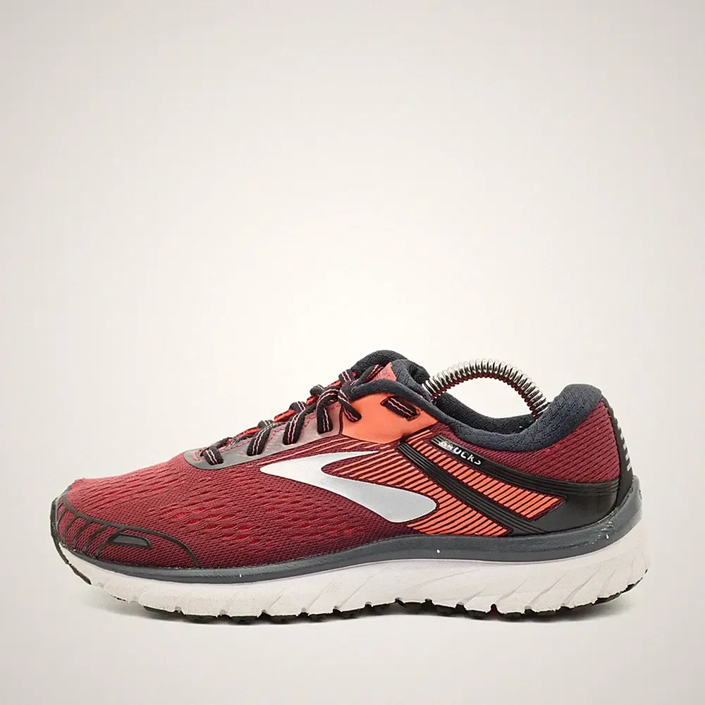 Brooks Damen GTS 18 Sportschuhe Rot Mesh Low-Top Atmungsaktiv Laufschuhe EU 38.5