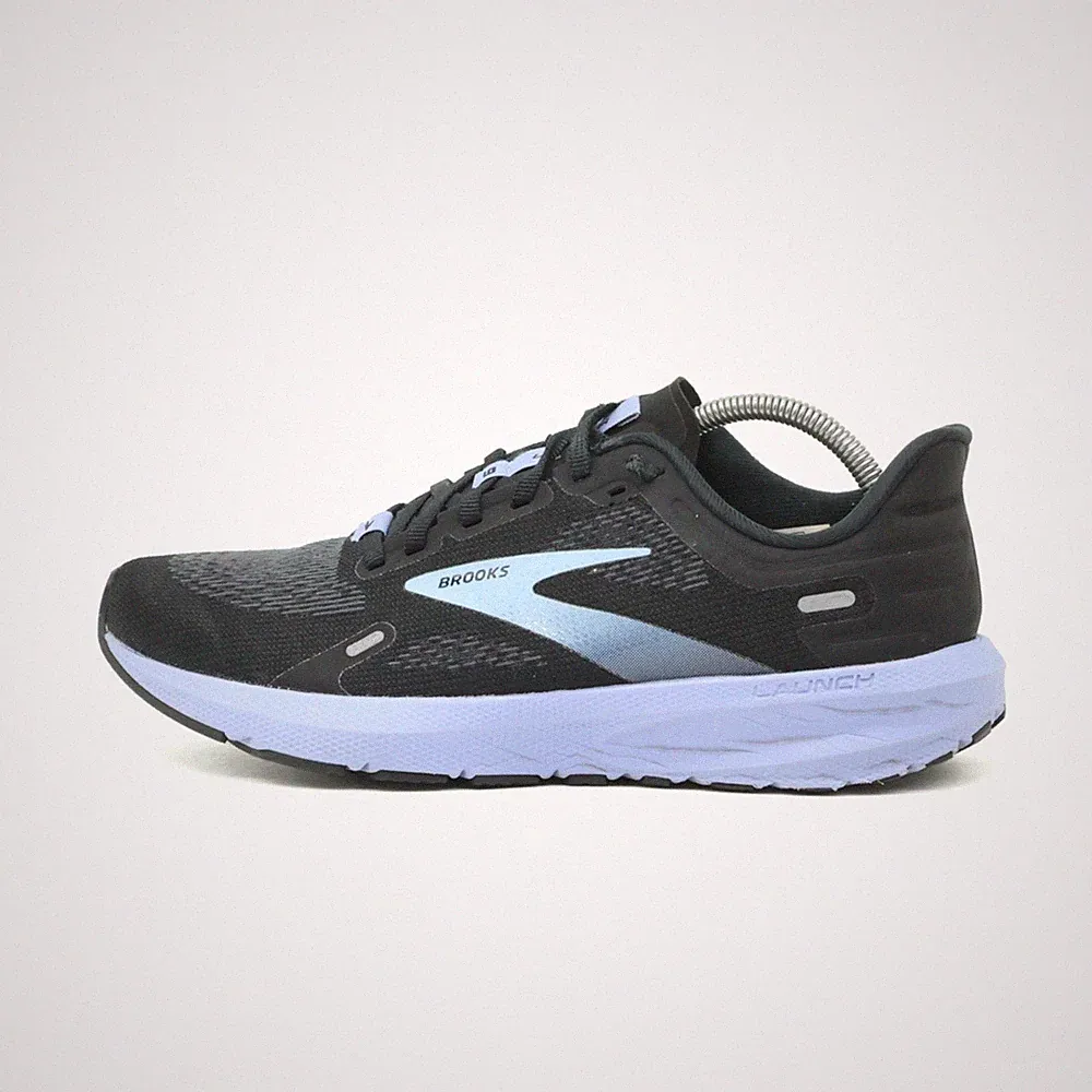 Brooks Damen Launch 9 Sneaker Schwarz Weiß Mesh Atmungsaktiv Laufschuhe EU 38,5