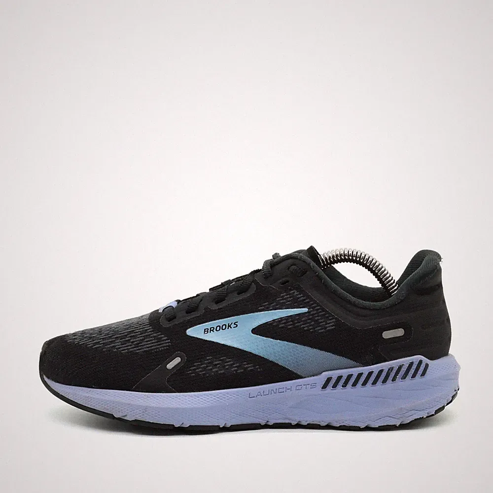 Brooks Damen Launch GTS 9 Sneaker Schwarz/Blau Technologie Laufschuh EU 37,5