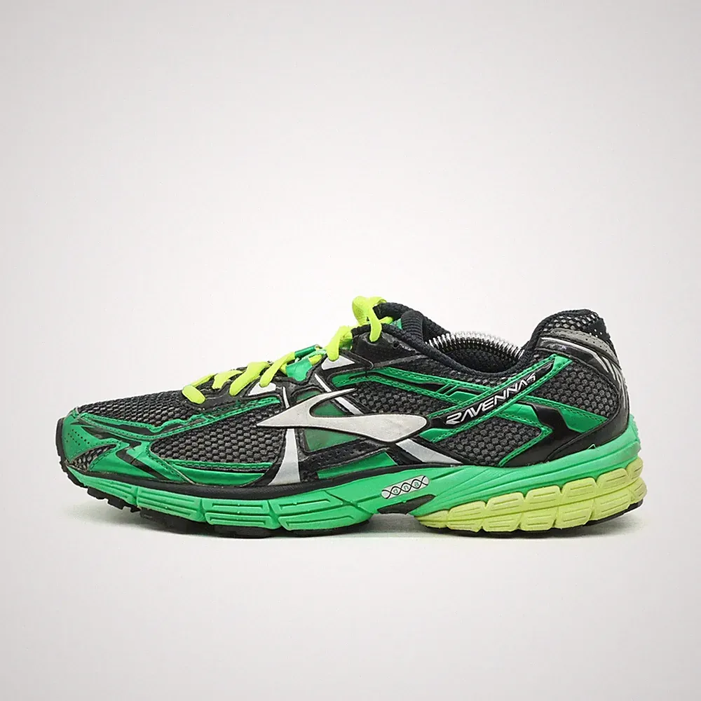 Brooks Damen Ravenna 4 Schuhe Grü Schwarz Mesh Atmungsaktiv Laufschuhe EU 41