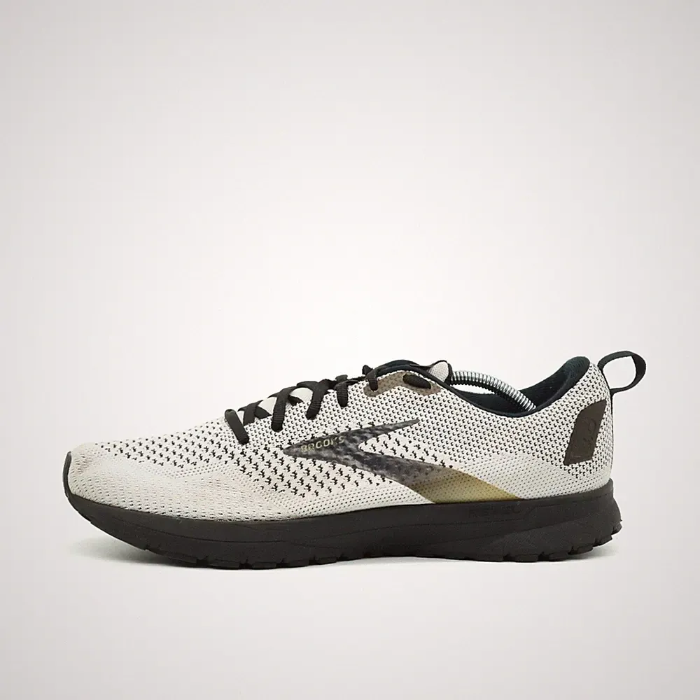 Brooks Damen Revel 4 Sneaker Weiß Schwarz Gold Mesh Niedrig Laufschuh EU 41