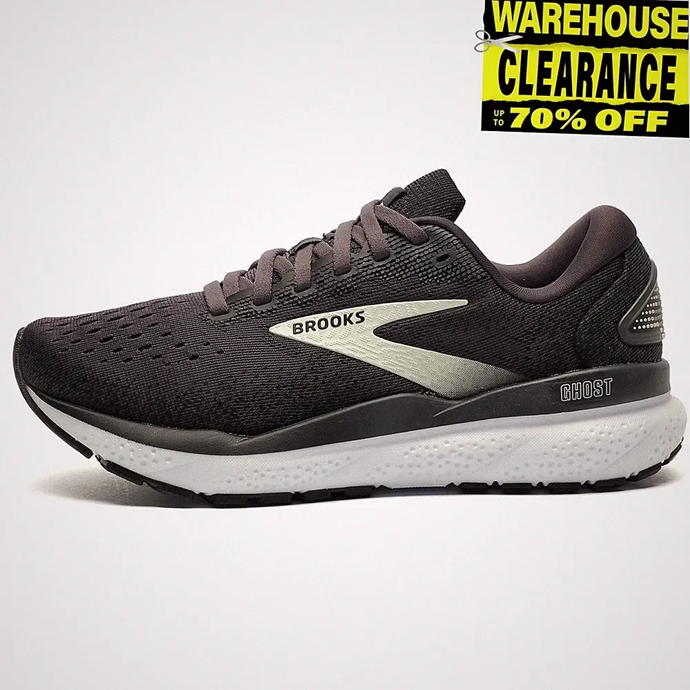 Brooks Ghost 16 Damen Laufschuhe Fitness Workout Fitnessstudio Trainer Schwarz