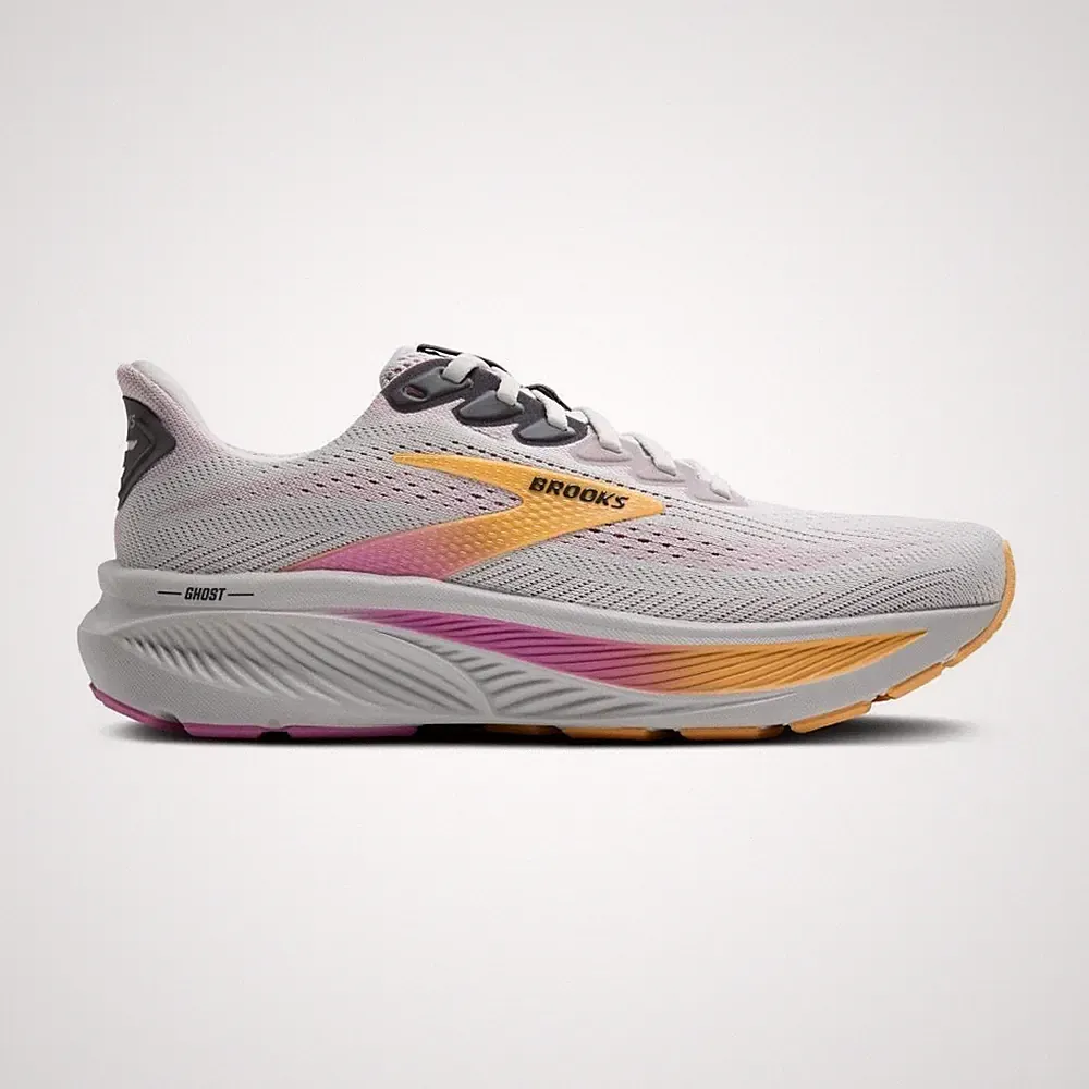 Brooks Ghost 17 Damen Laufschuhe Running grau oyster pink apricot Sportschuhe