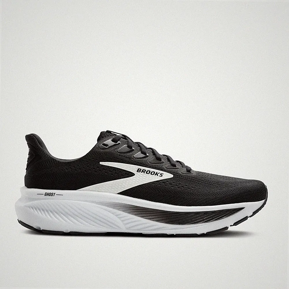 Brooks Ghost 17 Damen-Turnschuhe Straßenlaufschuhe schwarz/weiß (Größen 3 – 11 UK)