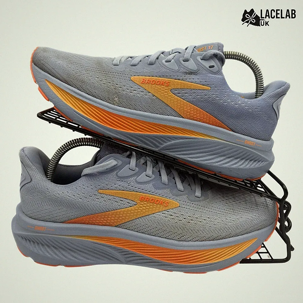 brooks ghost 17 Gr. 7 Damen Violett Orange Straßenlaufschuhe