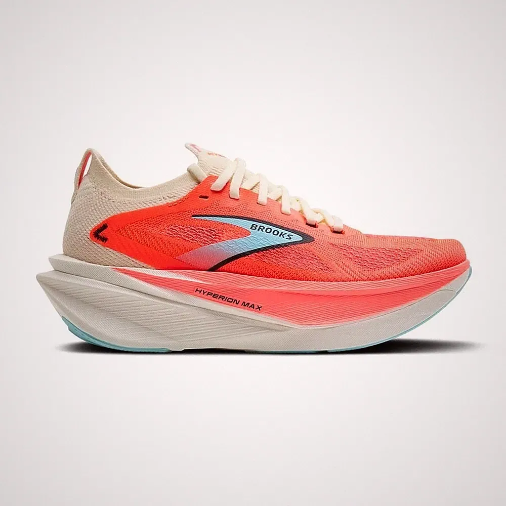 Brooks - Hyperion Max 3 - Damen Neural-Laufschuh - rot/orange - GR. 42
