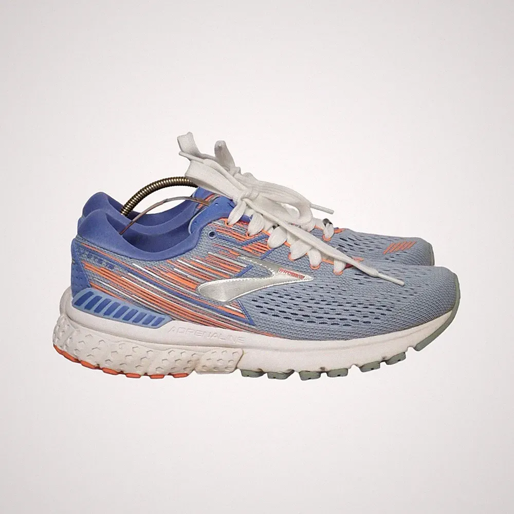 Brooks, Laufschuhe, Größe: 38 1/2, Blau/Orange/Weiß, Damen #RMH