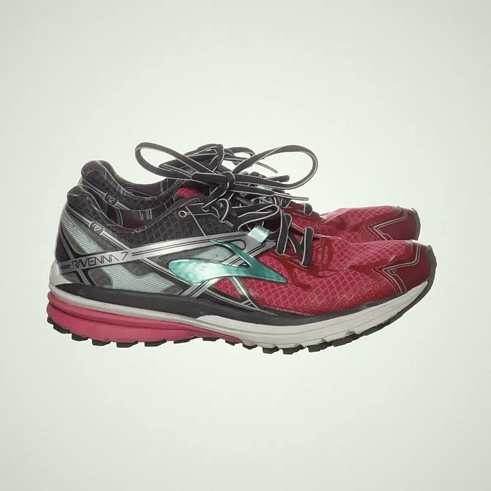 Brooks, Laufschuhe, Größe: 38 1/2, Pink/Grün/Schwarz, Damen #Rrn
