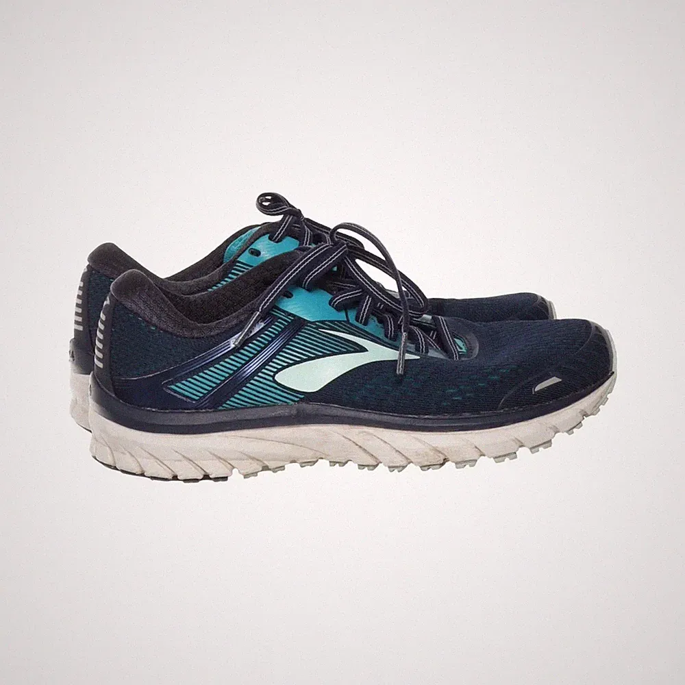 Brooks, Laufschuhe, Größe: 38 1/2, Polyester, Blau/Türkis, Damen #l9a