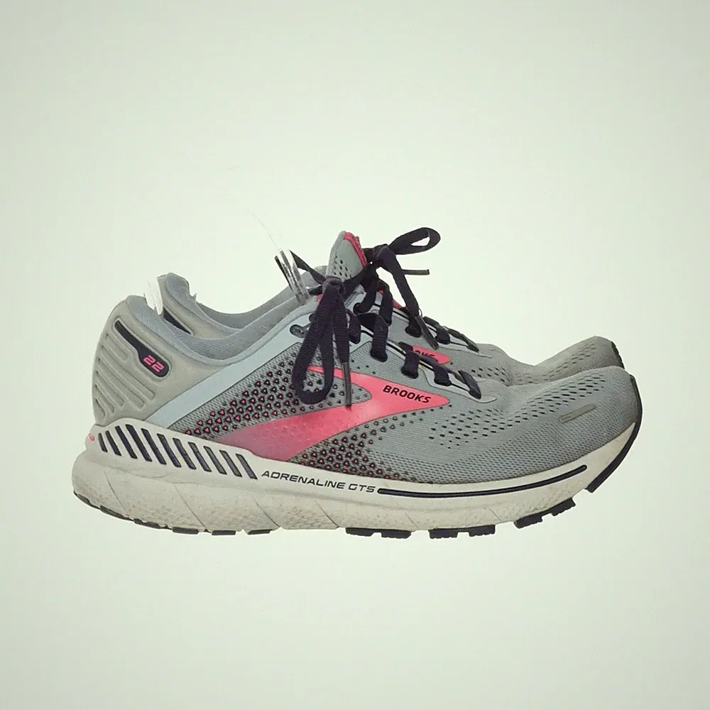 Brooks, Laufschuhe, Größe: 40, ADRENALINE GTS 22, Grau/Pink/Blau, Damen #wkT