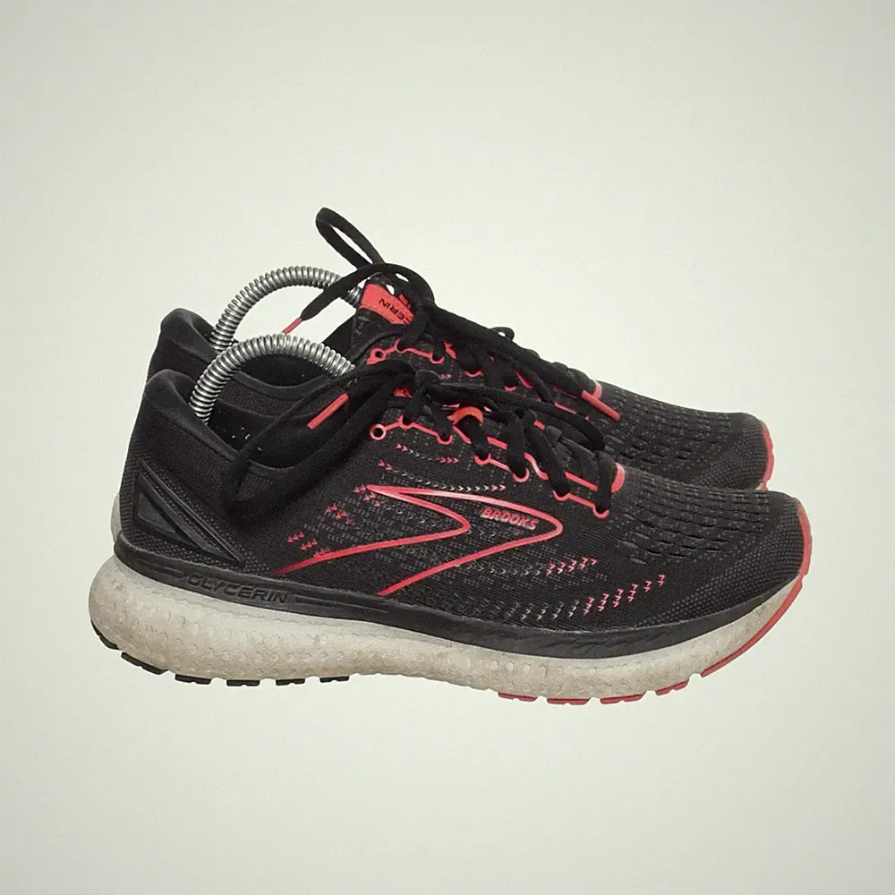 Brooks, Laufschuhe, Größe: 40, Schwarz/Rot, Damen #0xJ