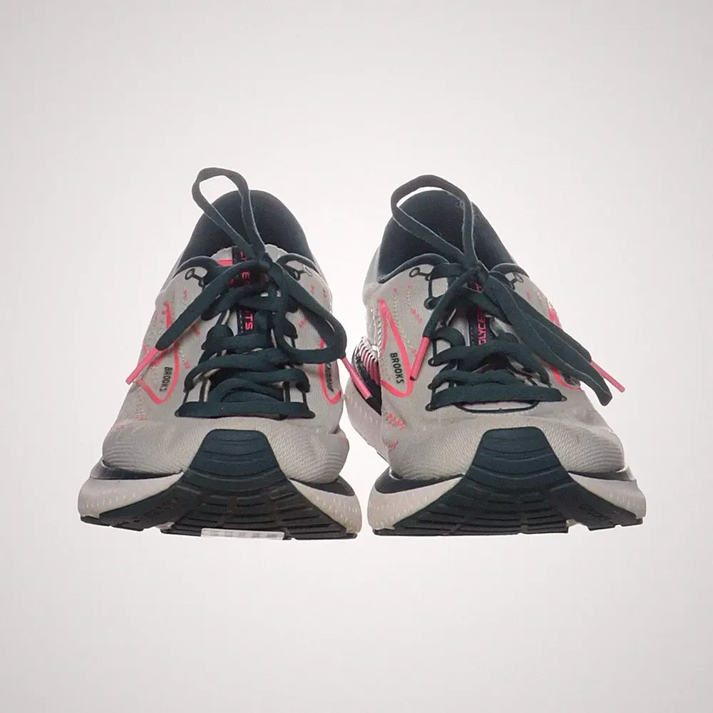 Brooks, Laufschuhe, Größe: 41, GLYCERIN 18, Grau/Pink/Türkis, Damen #b9y