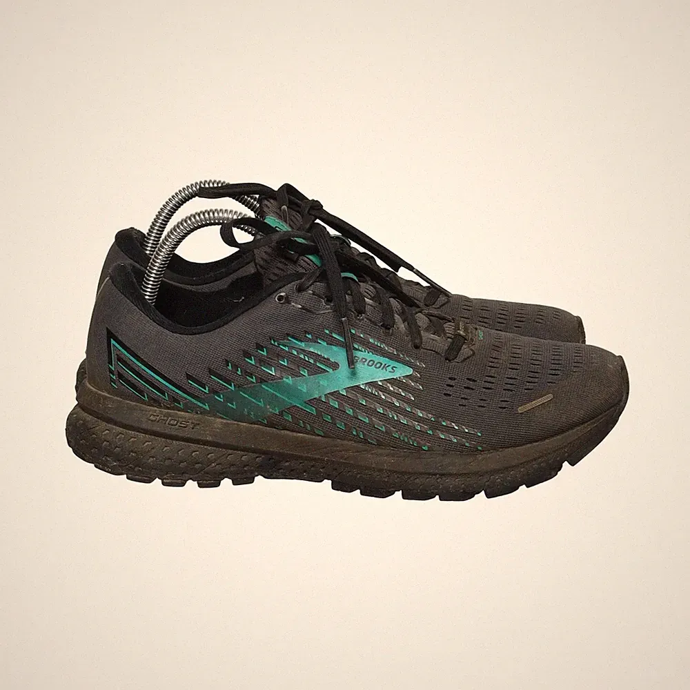 Brooks, Laufschuhe, Größe: 41, model: ghost 13, Grau/Türkis, Damen #T5z
