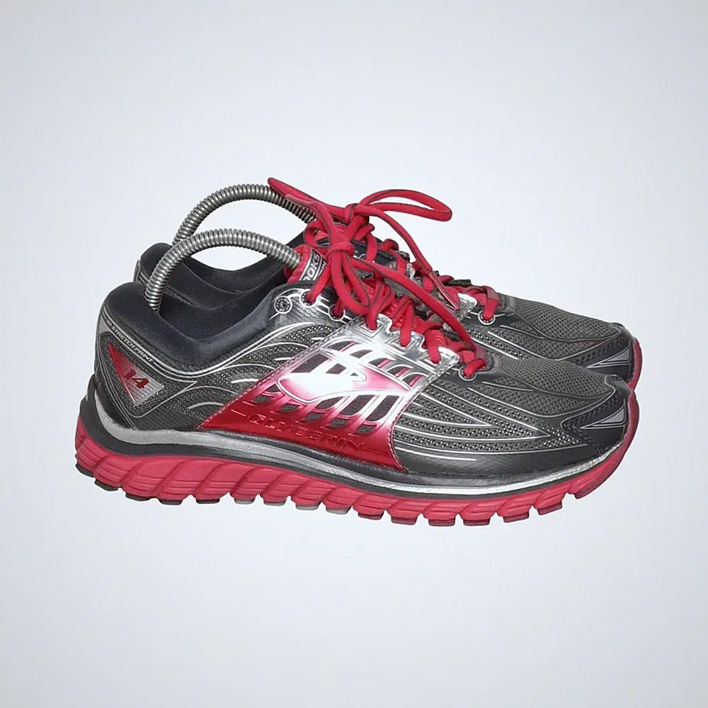 Brooks, Laufschuhe, Größe: 41, model: glycerin 14, Grau/Pink, Damen #1F5