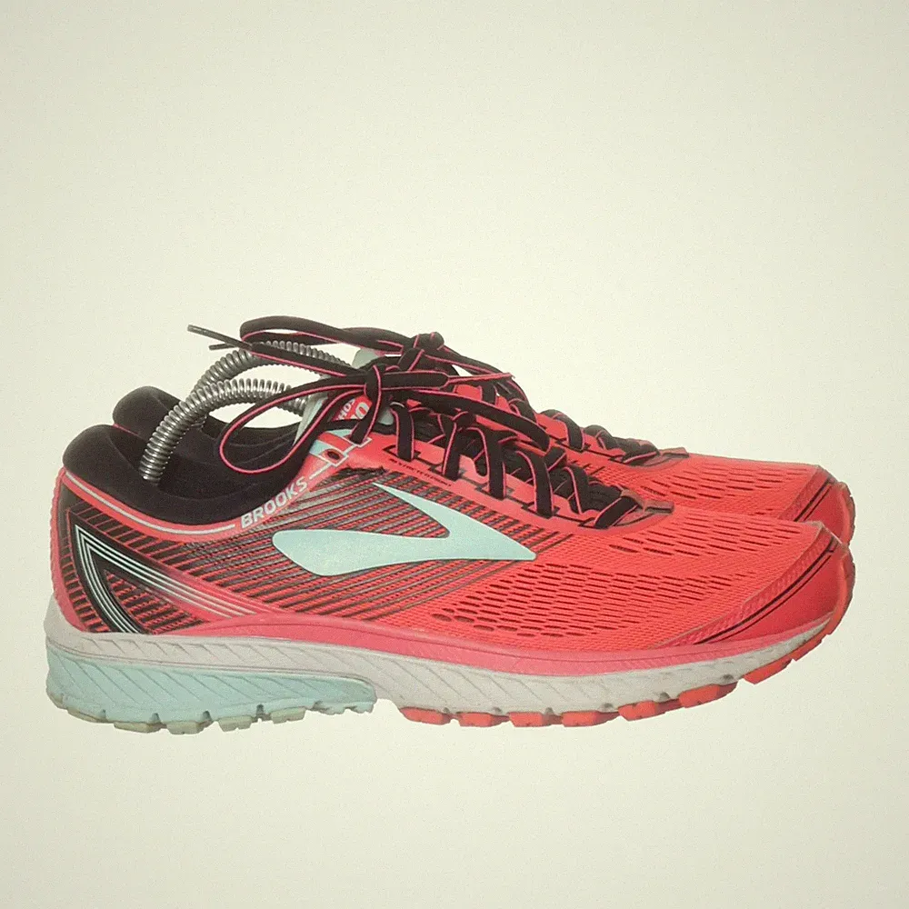 Brooks, Laufschuhe, Größe: 42, Ghost 10, Rot/Schwarz/Blau, Damen #Ooi