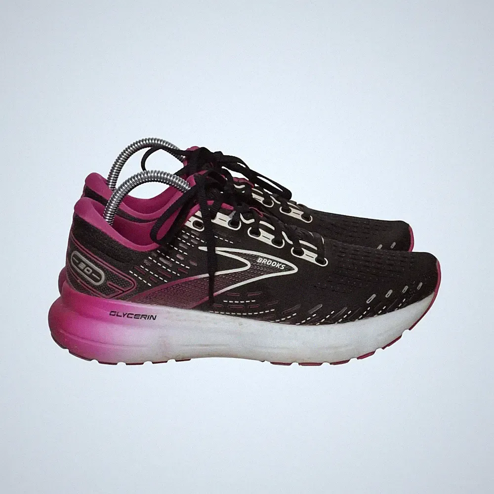 Brooks, Laufschuhe, Größe: 42, Schwarz/Pink/Weiß, Damen #B9u